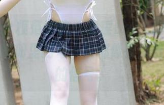 MFStar模范学院 – 夏瑶baby的体操服写真，图册里的每一帧都像在发出小圈圈的信号。