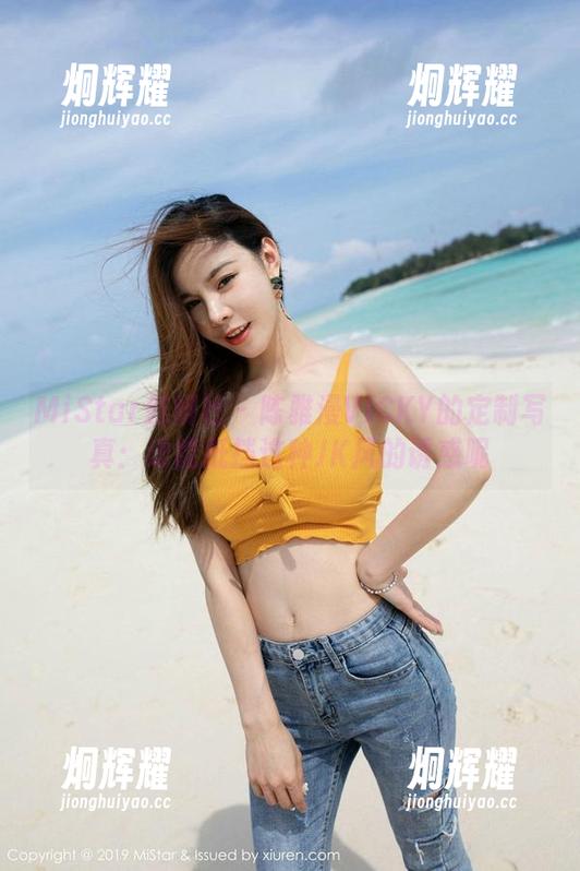 MiStar魅妍社 - 陈雅漫VICKY的定制写真：谁能抵挡这种JK风的诱惑呢