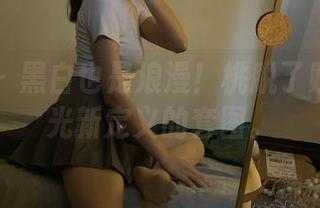 微密圈 – 黑白也是浪漫！桃脱了赋予无圣光新定义的套图。