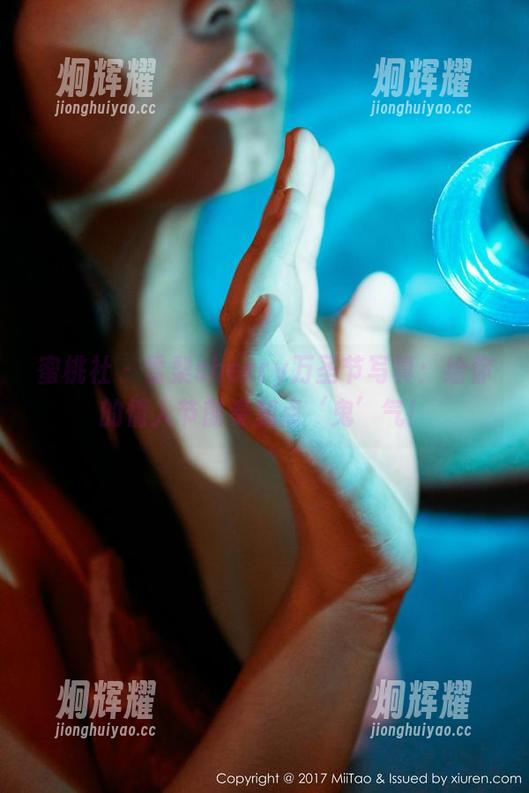 蜜桃社 - 雪梨sherry万圣节写真：给你的情人节前奏加点‘鬼’气！